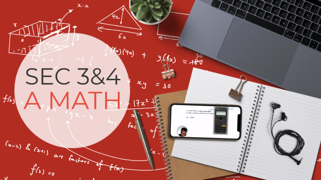 Secondary 3 and 4 Additional Mathematics Online Course Thumbnail